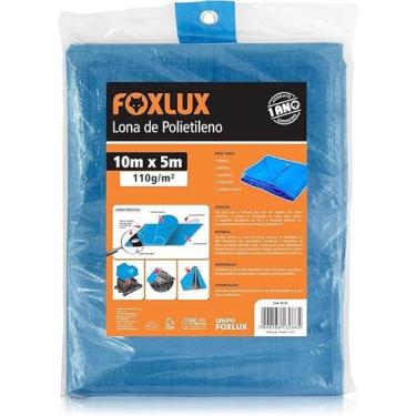 Imagem de Lona Polietileno Azul 10m x 5m 150 Micras Famastil