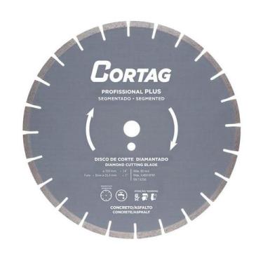 Imagem de Disco Diamantado Segmentado 350x25mm Concreto Asfalto Cortag