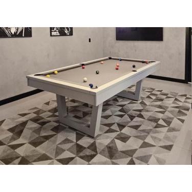Imagem de Mesa de Sinuca/Bilhar Cor Nude - 2,52 x 1,40 - Nelson Bilhares, Grafit