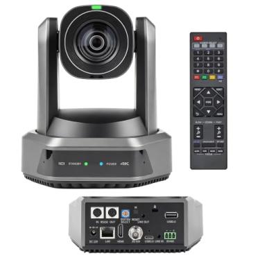 Imagem de Câmera PTZ 4K 60fps NDI, Zoom Óptico 20x, Rastreamento Automático por IA, Compatível NDI|HX2, Saídas USB 3.0, 3G‑SDI, HDMI, LAN, Ideal para Transmissão Ao Vivo de Missas e Eventos, Envio do Brasil