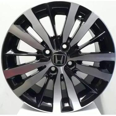 Imagem de Kit 4 Rodas Aro 15 4x100 Honda Fit City Krmai R99 
