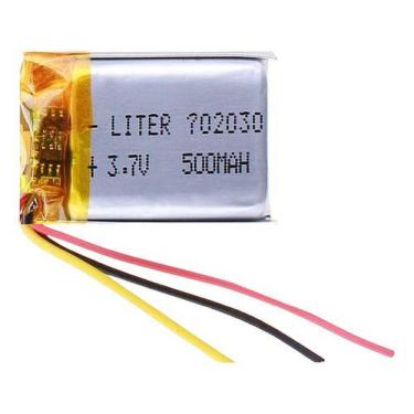 Imagem de Bateria 3 Fios 500mah 3,7v 702030 7mm X 20mm X 30mm - generica