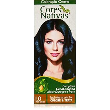 Imagem de Márcia Cosméticos Coloração Creme Márcia Preto Azulado 1.0