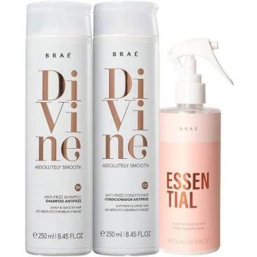 Imagem de Kit Braé Divine Shampoo 250ml E Divine Condicionador 250ml E Essential
