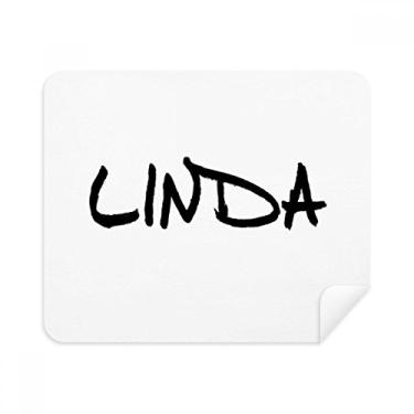 Imagem de Lenço de limpeza especial de caligrafia com nome inglês, 2 peças, tecido de camurça