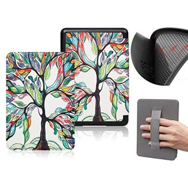 Imagem de Capa macia de 6 polegadas para Kindle Basic (apenas para 10ª geração de 2019, modelo J9G29R) com Auto Wake/Sleep, capa protetora à prova d'água com alça de mão