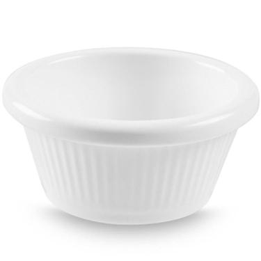 Imagem de Ramekin Canelado Haus Refratário De Melamina 50ml Branco