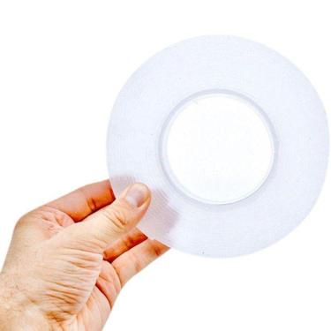 Imagem de Fita Adesiva Dupla Face Nano Pu Gel 3 Metros Transparente