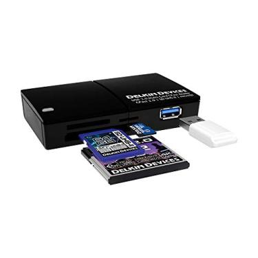 Imagem de Delkin Leitor de cartão de memória USB 3.0 multi-slot CFast 2.0 (DDREADER-48)