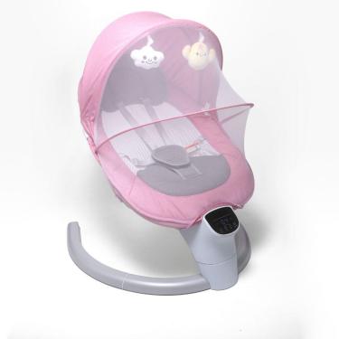 Imagem de Cadeira de Bebê Descanso Baby Joy Balanço Automático Baby Style Rosa