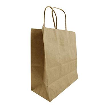 Imagem de Sacola de Papel Kraft para Personalizar 16,5x8x14cm