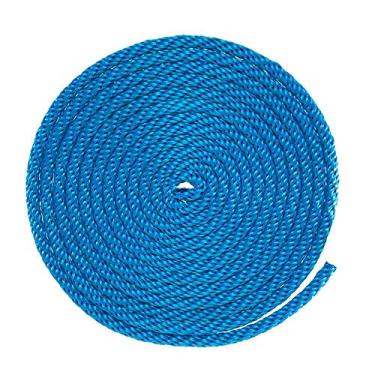 Imagem de Corda de nylon trançado sólida West Coast Paracord – Corda multiuso para comerciais, âncoras e artesanato (0,6 cm x 7,5 m, azul pacífico)