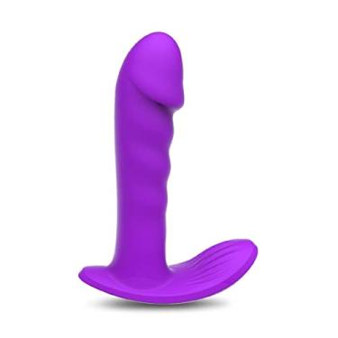 Imagem de Vibrador Feminino Motor Duplo Forte Controle Remoto Estimulador Ponto G & Clitóris 10 velocidades Sexuais Zatla (Roxo)