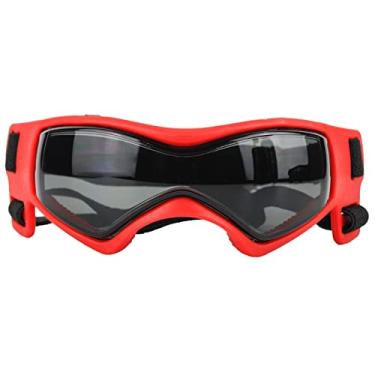 Imagem de Dog Goggles Raça Média,Óculos de cachorro ajustáveis ​​com armação macia - Suprimentos à prova de vento para Poodles, Schnauzers, Retrievers, Dobermans, Corgis, Presente para animais de Aocate