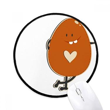 Imagem de Tapete de mouse redondo de escritório para computador com tema de religião de páscoa