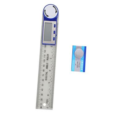 Imagem de YARNOW régua de ângulo paquímetros digitais transferidor de mitra ferramentas medidor de ângulo digital equipamento de medição maior Goniômetro régua de nível plástico