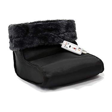 Imagem de Bota Térmica Pantufa Nylon Elétrica Controle 2 Temperaturas Preto - Sulterm - 110v