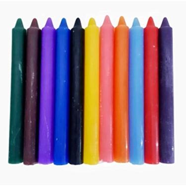 Imagem de Velas Palito Branca Ou Colorida 100 Velas