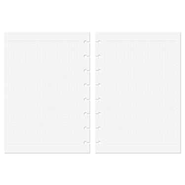 Imagem de Discagenda Planner Recargas de Enchimento Disco 120gsm 80 lb, Grid, A5
