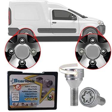 Imagem de Trava Antifurto Anti Roubo de Roda Parafuso Porca Farad Starlock Fiat Fiorino 2005 em Diante Com Mais de 10.000 Segredos A2C/E