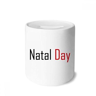 Imagem de DIYthinker Celebre o Dia de Natal da Bênção do Canadá Caixa de Dinheiro Caixa de Cerâmica Porta-Moedas Presente