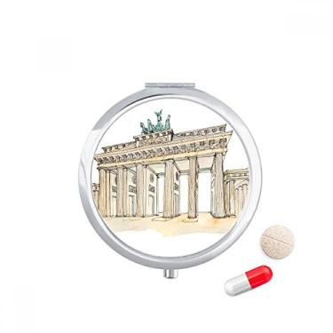 Imagem de Porta de Brandenburg no leste da Alemanha, caixa de armazenamento de remédios