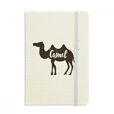 Imagem de Caderno de animais em preto e branco da Camel, capa dura oficial, diário clássico