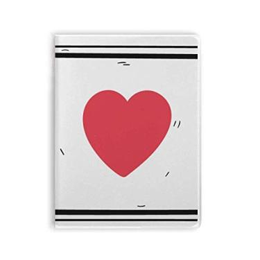 Imagem de Caderno com estampa de Palavras I Love Eiffel Tower Diário capa macia