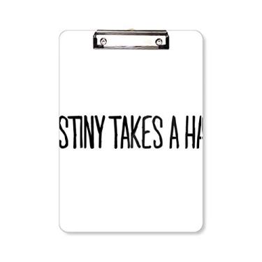 Imagem de Destiny Takes A Hand Prancheta pasta, bloco de notas A4