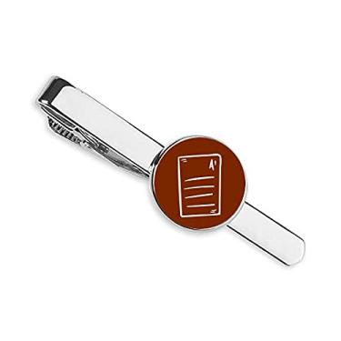 Imagem de Paper Achievement Content Course Detector Gravata Clip Bar Presente Homem Empresarial