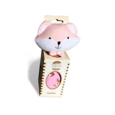 Imagem de Naninha Hsc Plush Algodão Raposa Rosa