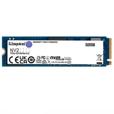 Imagem de SSD 500GB Kingston M.2 NV2 2280 3.500MB/s para leitura, 2.100MB/s para gravacao SNV2S/500G