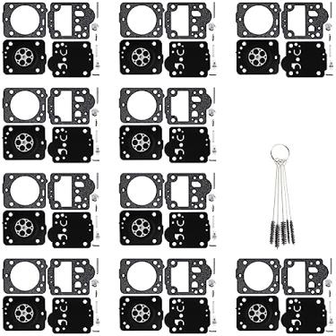Imagem de Kit de reparo de vedação de diafragma de carburador QAZAKY 10 peças para Zama RB-149 Jonsered CS2234 CS2238 Husqvarna 235 235E 236 240 435 435E C1T-EL41A C1T-W33 C1T-W33A C1T-W33B C1T-W33C DR162