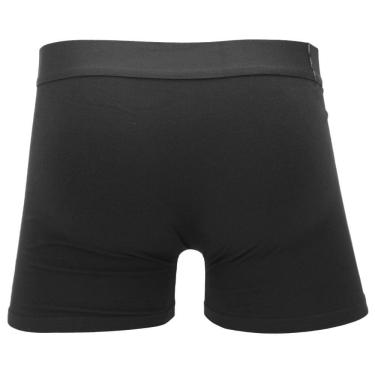 Imagem de Cueca Boxer Lupo Algodão Com Elastano Preta - Masculino