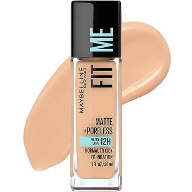 Imagem de Maybelline New York Fit Me! Matte + Poreless Foundation, True Beige 222, 1 fl oz