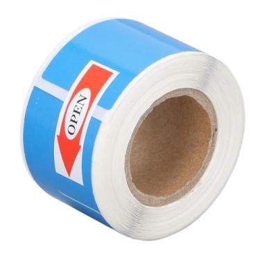 Imagem de Etiqueta Térmica, Impressão Sem Tinta, 100 Folhas, Dupla Face, Resistente a óleo, 25 X 38mm, Etiquetas de Impressora Térmica à Prova d'água para Fibra (Azul)