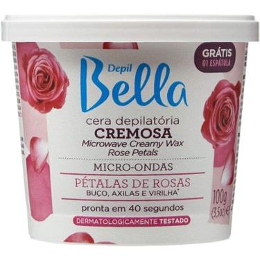 Imagem de Cera Depil Bella Para Micro-ondas Pétalas de Rosas Deo 100 g