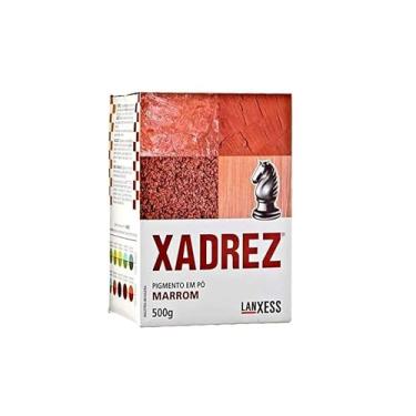 Imagem de Pigmento Em Pó Xadrez Marrom 500g Tinta P/Cimento Queimado