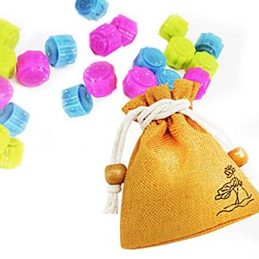 Imagem de KOREAC_Gonggi Konggi Gong Gi Korean Jacks Jack Stone Game 15Pieces | Adult Kids | Brain Game a Lucky Bag