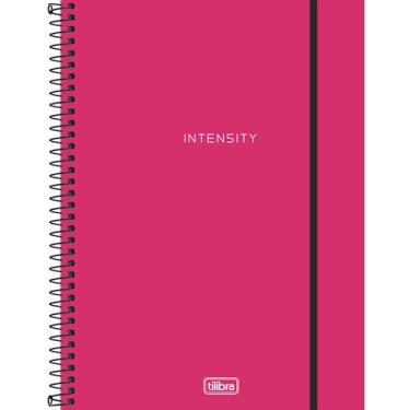 Imagem de Caderno Espiral Capa Plástica 10 Matérias 160 Folhas Neon Pink Tilibra