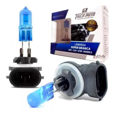 Imagem de Lâmpada Super Branca unidade H27 8400k/2 Tipo Xênon 12v 55w Tiger Auto