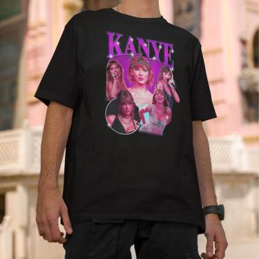 Imagem de Camisa Taylor Swift X Kanye West Blusa Graphic Meme Vintage