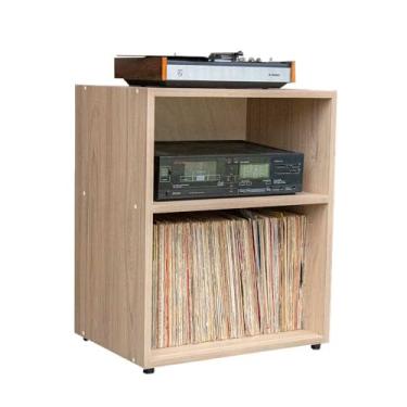 Imagem de Rack Para Toca Discos Receiver Discos LPs EV-260 (Carvalho Poró)