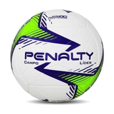 Imagem de Bola de Futebol de Campo Penalty Líder XXIV Branco/verde-Unissex