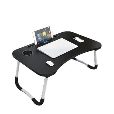 Imagem de Mesa Portátil Dobrável P/Notebook Cama Home Office Refeição (Preto)