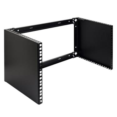 Imagem de RackPath Suporte de painel de remendo de parede 6U para servidor e equipamento de rede – 28,5 cm de profundidade – Capacidade resistente de 68 kg