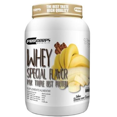 Imagem de Pro Corps Whey Protein 3W Special Flavor Gourmet, 840g (840g, Banana Flambada com Canela)