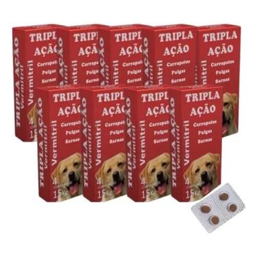 Imagem de Vermitril - Anti Pulgas E Carrapatos 36 Comprimidos Para 15kg Cada