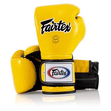 Imagem de Fairtex BGV9 Muay Thai para boxeadores e treinadores profissionais | Luva estilo mexicano para rebatedores duros | Luvas de MMA para artes marciais | Luvas de boxe leves e absorventes de choque de