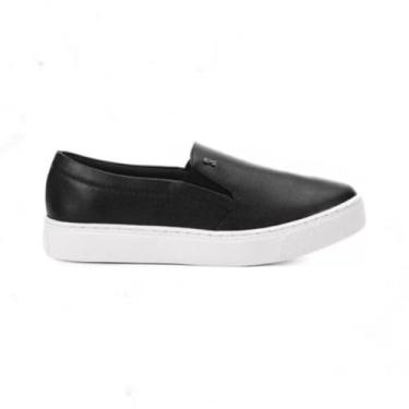 Imagem de Tênis Slip On Santa Lolla Casual Feminino Preto, (Preto, BR, Adulto, Numérico, 35)